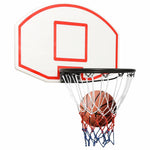 ZNTS Basketball Backboard White 71x45x2 cm Polyethene 93664