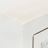 Sideboard White 55x30x90 cm Solid Wood Acacia 351612