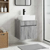 Wall-mounted Sink Vanity Grey Sonoma 49 x 41 x 63 cm 890588