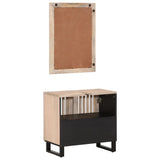 2 Piece Bathroom Furniture Set Solid Wood Mango 3217100