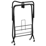 Saddle Rack Foldable Freestanding Black Iron 172442