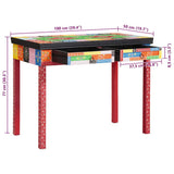 Writing Desk with Drawer Multicolour 100 x 50 x 77 cm 4017581