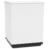 Planters 4 pcs White 30x30x37 cm Polypropylene 364188