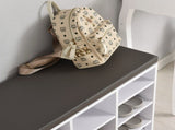Multi-Storage Shoe Rack w/ 14 Compartments Cushion Moving Shelves Solid Frame Foot Pads Home Office T3398P329948