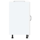 Kitchen Base Cabinet Kalmar White Engineered Wood 854318