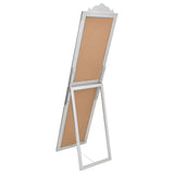 Free-Standing Mirror Silver 45x180 cm 351526