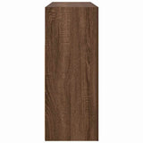 Sideboard Brown Oak 116 x 30 x 75 cm Engineered Wood 3333882