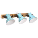 Wall Lamp 25 W Distressed Blue 65x25 cm E27 371821