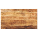 Table Top 120x50x2.5 cm Rectangular Solid Wood Rough Mango 371322