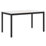 Dining Table White 150 x 90 x 75 cm Solid Pine Wood 892792