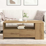Coffee Table Artisan Oak 102 x 55 x 43.5 cm Engineered Wood 862732
