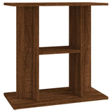 Aquarium Stand Brown Oak 60x30x60 cm Engineered Wood 833574