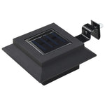 ZNTS Outdoor Solar Lamps 12 pcs LED Square 12 cm Black 277136