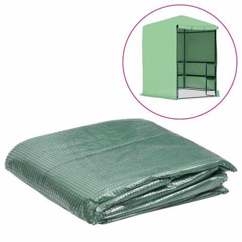 Greenhouse Replacement Cover 255x255x194 cm Green 316450