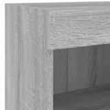 5 Piece TV Wall Units with LED Grey Sonoma Engineered Wood 3216602