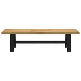 Dining Bench NOAIN A-Shaped Legs 180x40x45 cm Solid Wood Pine 4100048