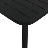 7 Piece Garden Dining Set Anthracite Steel 3187993