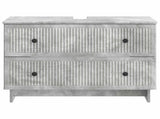 Bathroom Sink Cabinet EDE Concrete Grey 82 x 41x 59 cm 895918