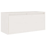 TV Cabinets 4 pcs White Solid Wood Pine 3100280