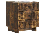 Bedside Cabinet Smoked Oak 43 x 41 x 66.5 cm Engineered Wood 893870