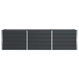 Planter Anthracite 290 x 50 x 75 cm Galvanised Steel 42018207