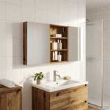 Bathroom Cabinet Set 3 pcs 120 x 10.5 x 60.5 cm Engineered wood 3403734