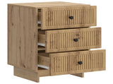 Bedside Cabinet Artisan Oak 43 x 41 x 66.5 cm Engineered Wood 893874