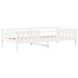 Bed Frame with Roof without Mattress White 80x200 cm 3282163