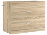 Bathroom Furniture Set Sonoma Oak 81 x 40 x 84.5 cm 3404376