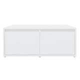 Coffee Table White 80x80x31 cm Engineered Wood 806876