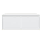 Coffee Table White 80x80x31 cm Engineered Wood 806876