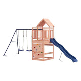 Outdoor Playset Natural wood and blue 3156989