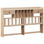 ZNTS Bed Frame without Mattress 180x200 cm Super King Solid Wood Pine 3323251