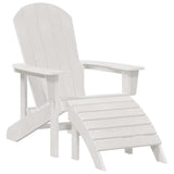 Garden Chair 3 pcs White Polyethylene 3335846