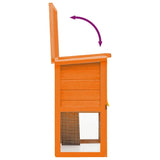 Outdoor Rabbit Hutch Small Animal House Pet Cage 1 Door Wood 170158