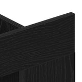 TV Cabinet Black oak 152 x 22 x 113 cm Engineered wood 861999