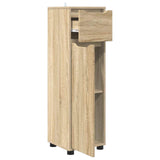 Bathroom Cabinet Sonoma Oak 30.5 x 30 x 101 cm Engineered Wood 888739