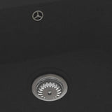 Kitchen Sink Black 76 x 48 x 30 cm Granite 147081