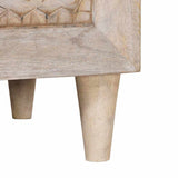 Bedside Cabinet White 50 x 33 x 62 cm Engineered Wood 4018125