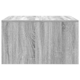 Coffee Table with Drawers Grey Sonoma 70.5x70x40 cm 3328413