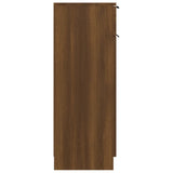 ZNTS Bathroom Cabinet Brown Oak 32x34x90 cm Engineered Wood 817059
