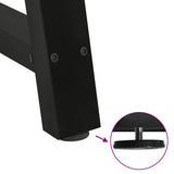 Dining Table Legs A-Shaped 2 pcs Black 90x cm Steel 4012860