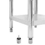 Kitchen Work Table 60x60x85 cm Stainless Steel 51184
