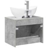 Bathroom Furniture Set Concrete Grey Engineered Wood 3404401