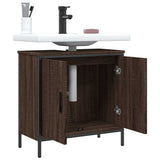 Bathroom Sink Cabinet Brown Oak 60x30x60 cm Engineered Wood 842450