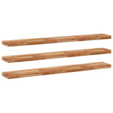 Floating Shelves 3 pcs 120x20x4 cm Oil Finished Solid Wood Acacia 3279593