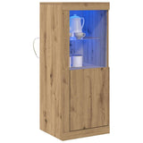 LED Sideboard Brown 41 x 37 x 100 cm Engineered Wood 863025