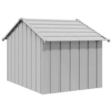Dog House with Roof 83x130x85 cm Galvanised Steel 4100916
