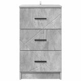 Bedside Cabinet Concrete grey 38 x 38 x 66 cm Engineered wood 883377
