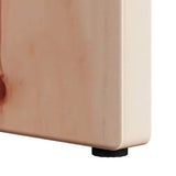 Coffee Table Natural 80 x 50 x 31 cm Solid pine wood 873517